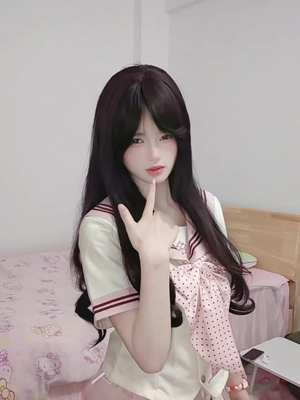 渐变香菜自拍